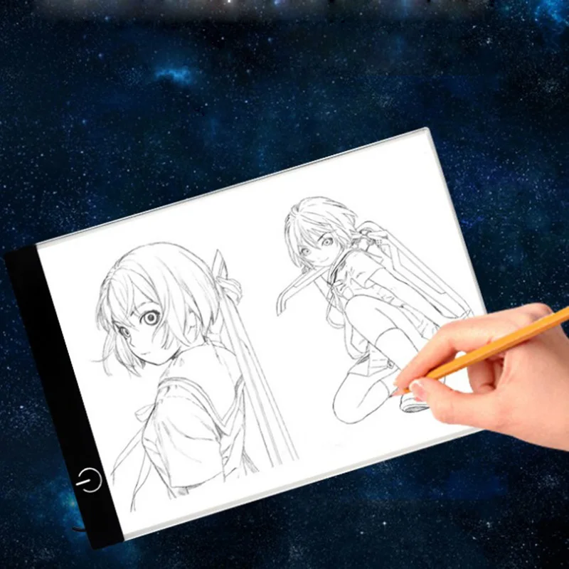 Цифровой графический планшет А4 тонкая Светодиодная панель для рисования