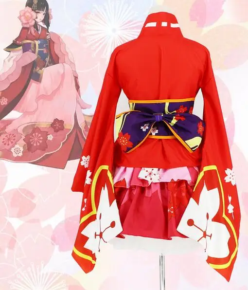 

Cosplay Mobile Game Onmyoji Cherry Blossom Goblin Japanese Style Improved kimono Cos Clothes