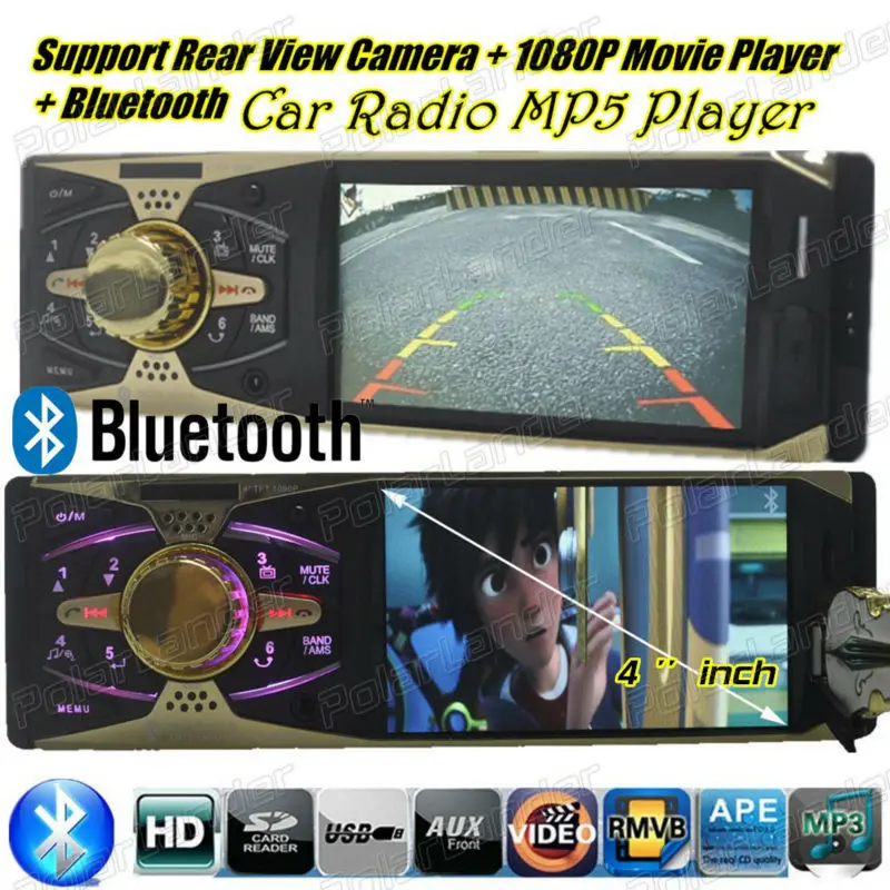 Radio cassette player 12V Car radio bluetooth MP5 car audio MP3 Audio Player Support Rear View Camera USB/SD MMC Port Autoradio |
