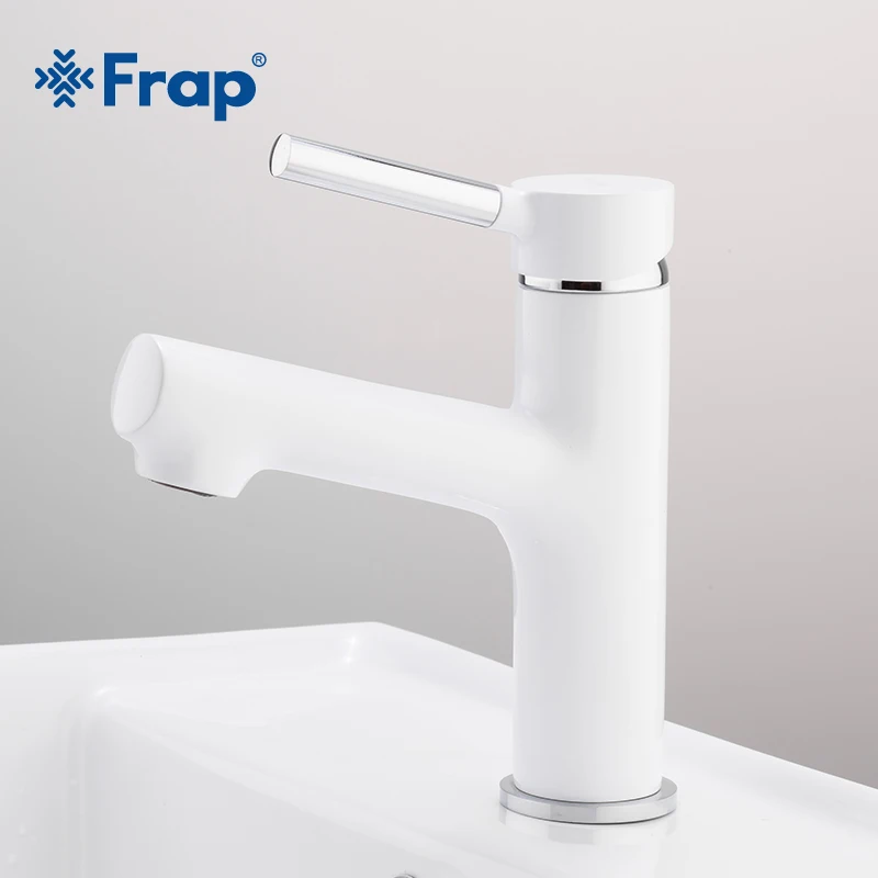 FRAP инновационный смеситель для умывальника белая аэрозольная краска ванной