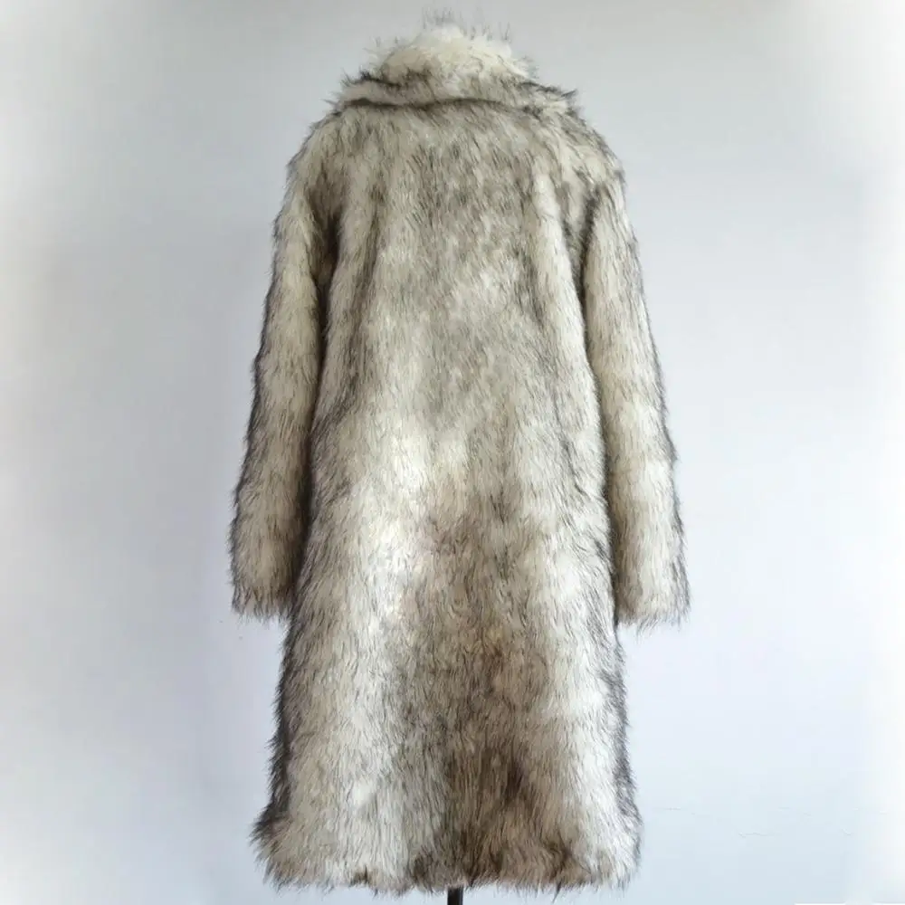 Мужское пальто с лисьим мехом ветровка искусственным на зиму 2019|mens real fur coats|men