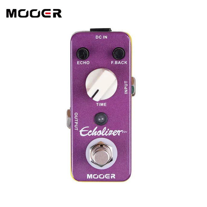 MOOER Echolizer педаль с задержкой очень похожая на аналоговые педали тепла винтажные