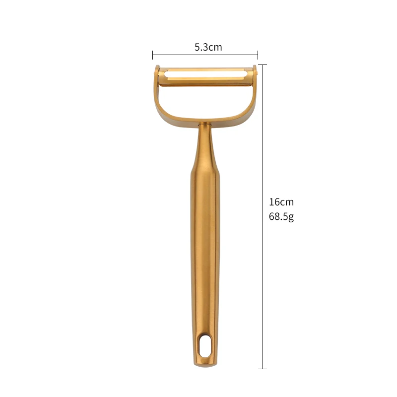 gold-U shape 2 типа из нержавеющей стали Овощечистка для фруктов и картофеля острые овощные инструменты Металл Картофелечистка Zesters кухонные принадлежности для резки инструмент для приготовления пищи - Цвет: gold-U shape