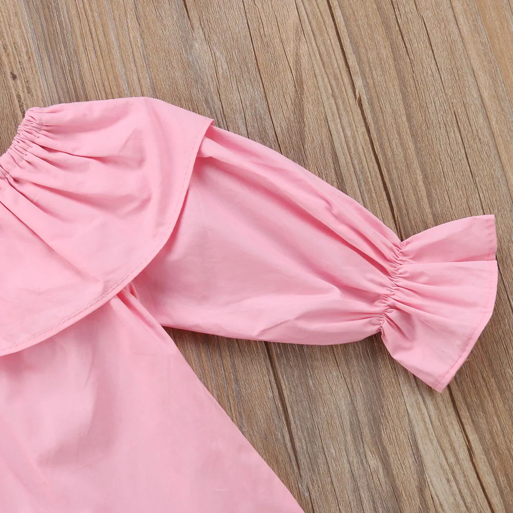 Новинка 2018 Брендовые однотонные летние топы с открытыми плечами и оборками для