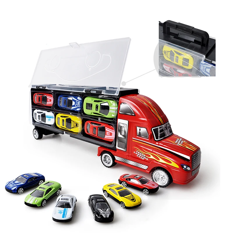 Игрушечная модель автомобиля Diecasts Rail Container Truck Mini Toy Vehicles смешанный набор для