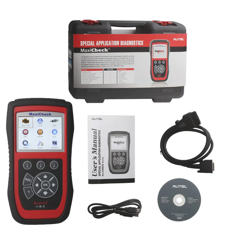 Autel MaxiCheck Pro EPB/ABS/SRS/SAS/TPMS Функция специальной диагностики приложений обновление