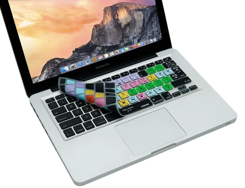 XSKN Final Cut Pro X 10 Защитная крышка для клавиатуры функциональная силиконовая кожа Apple