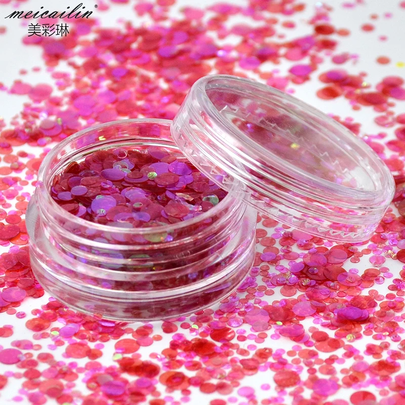 Флуоресцентные 3d блёстки для ногтей разные размеры|Стразы и украшения| |