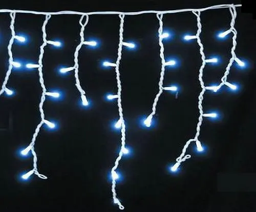 

200LED 5M curtain icicle lights Christmas Garden lamp Xmas Wedding Party Decoration Snowing curtain light- 6 COLORS OPTIONAL
