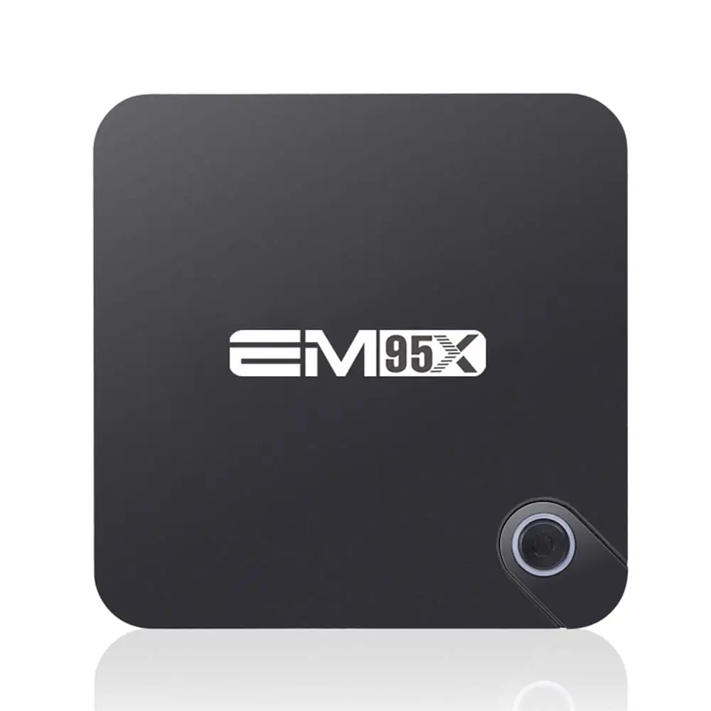 2 г/16 г Android 6.0 TV Box EM95X Amlogic S905X quad core A53 2.0 ГГц полный загружено Wi Fi 4 К H.265 потоковой