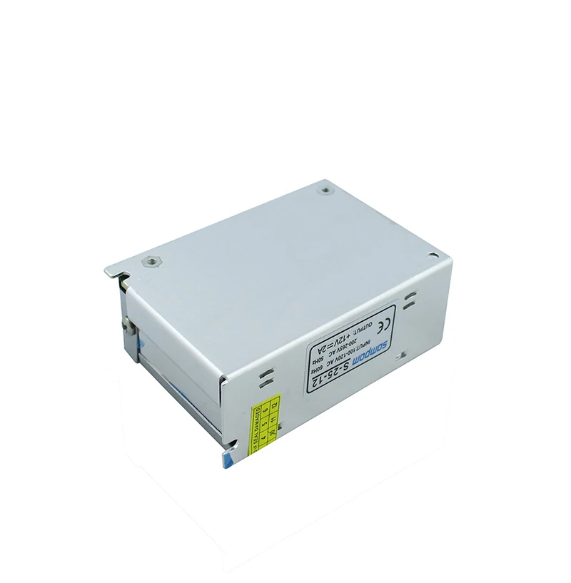 Светодиодный трансформатор высокой емкости 12 V 2A 24 W импульсный источник питания