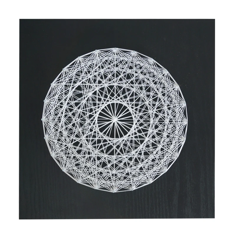 3D String art абстрактный Ловец снов круговая пряжа живопись тайное гнездо свадебное