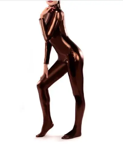 BetterParty горячая Распродажа Кофе коричневый Блестящий металлический вторая кожа