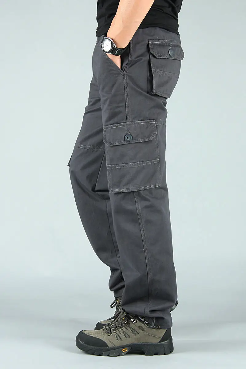 Новые тактические брюки Мужские Jogger повседневные размера плюс 4XL хлопковые с