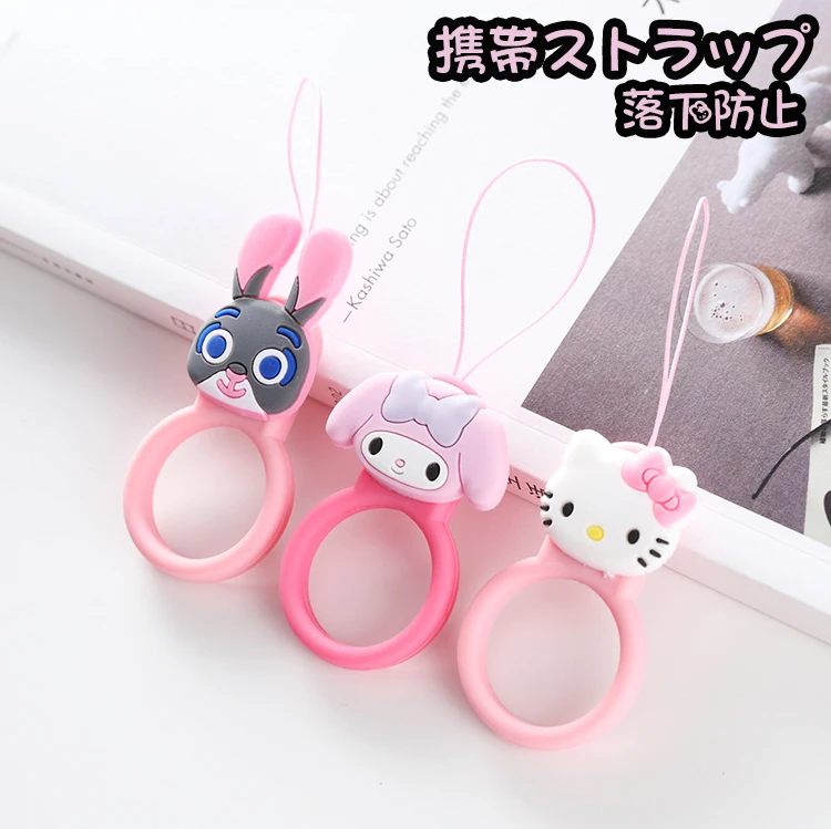Рисунок Hello Kitty брелок мультфильм пряжки мобильный телефон кольцо короткие кулон
