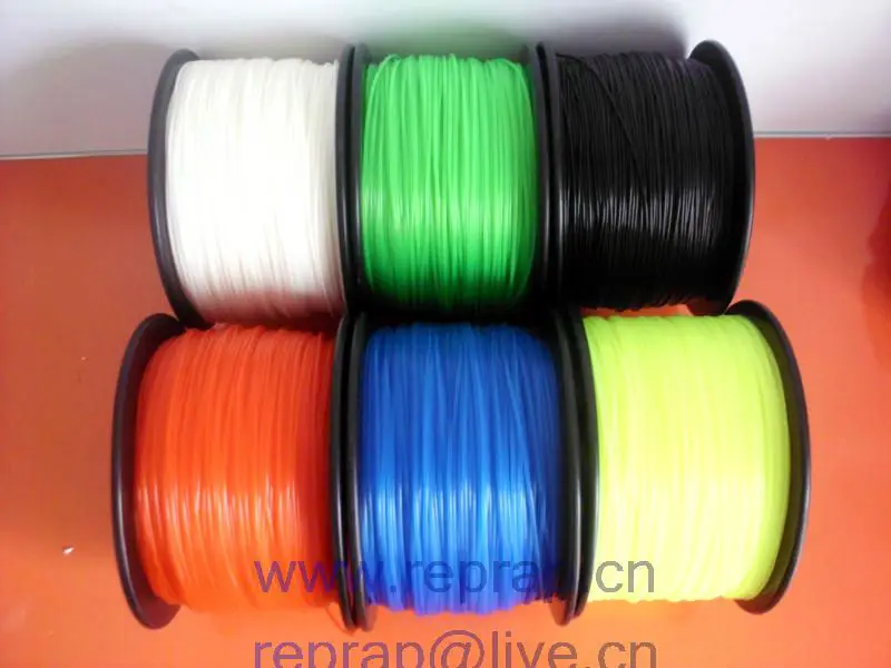 Makerbot/reprap/mendel/UP 3D принтер PLA 1 75 мм кг (фунтов) нити разноцветные пластиковые