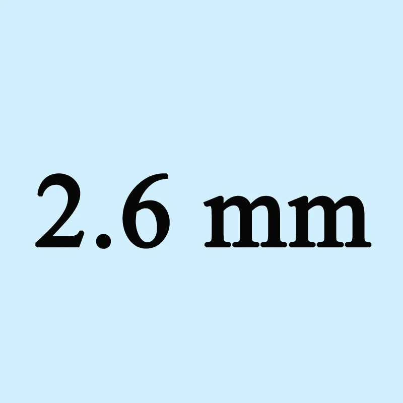 2.6 1000 шт/партия 0,8 мм-3 мм китайский производитель круглый блестящий вырез aaa белый фианит синтетический фианит для изготовления ювелирных изделий - Цвет: 2.6
