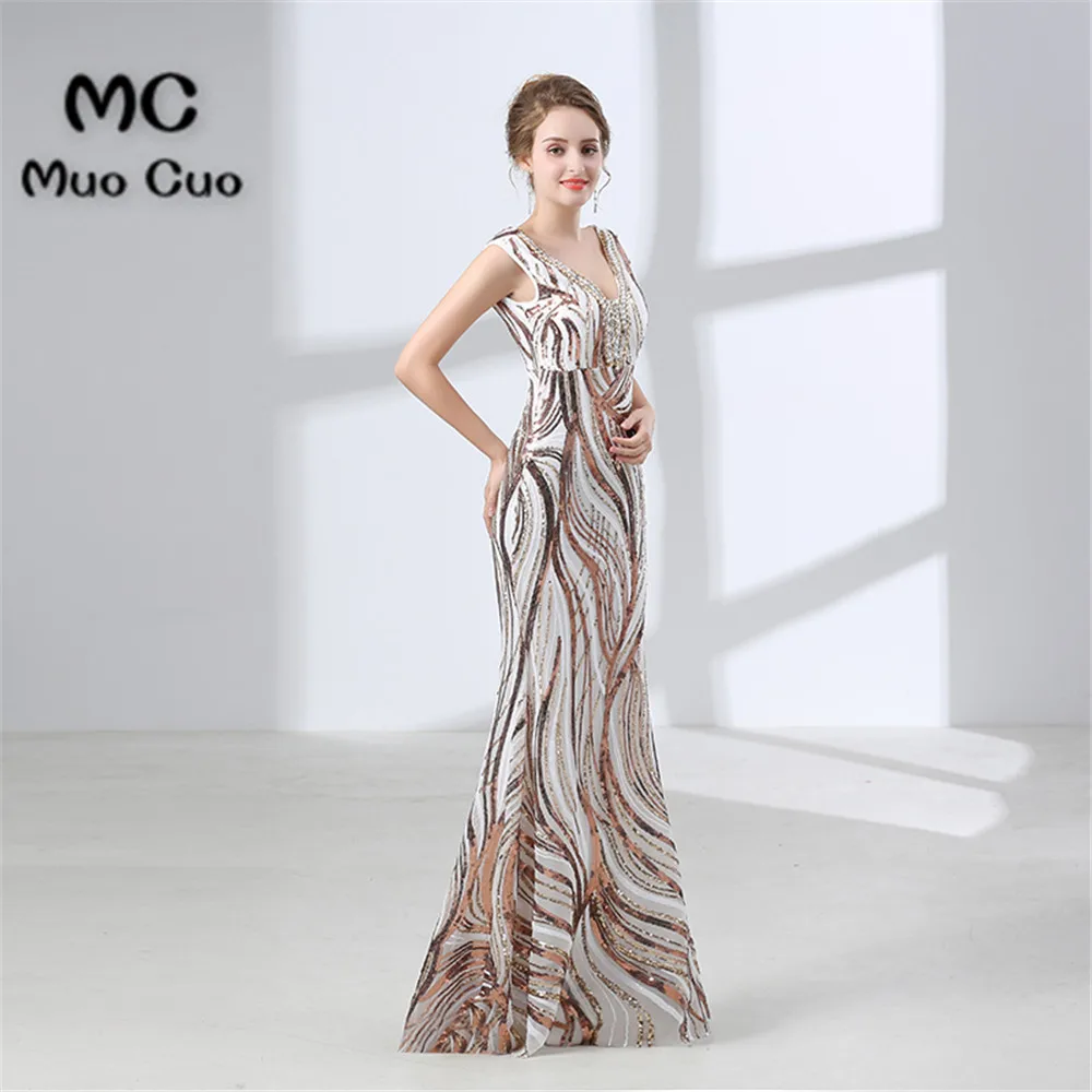 Luxuries 2018 Mermaid Prom dresses Long with Crystals Special Occasion Dresses sleeveless Formal Beaded Dress | Свадьбы и торжества
