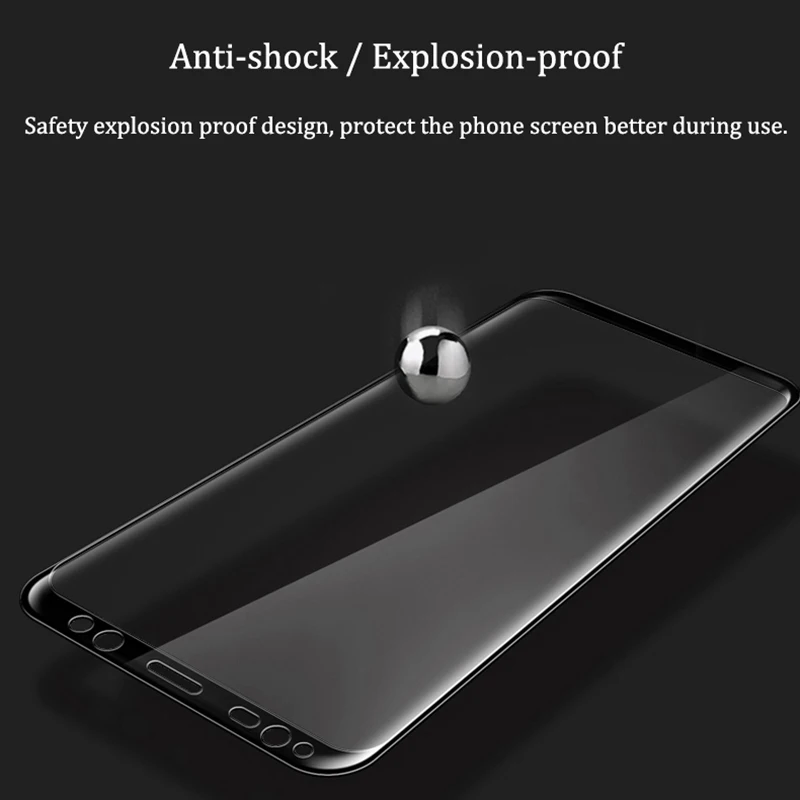 3D изогнутое закаленное стекло mocolo для samsung Galaxy S8, Защитное стекло для экрана samsung S8 Plus, защитная пленка