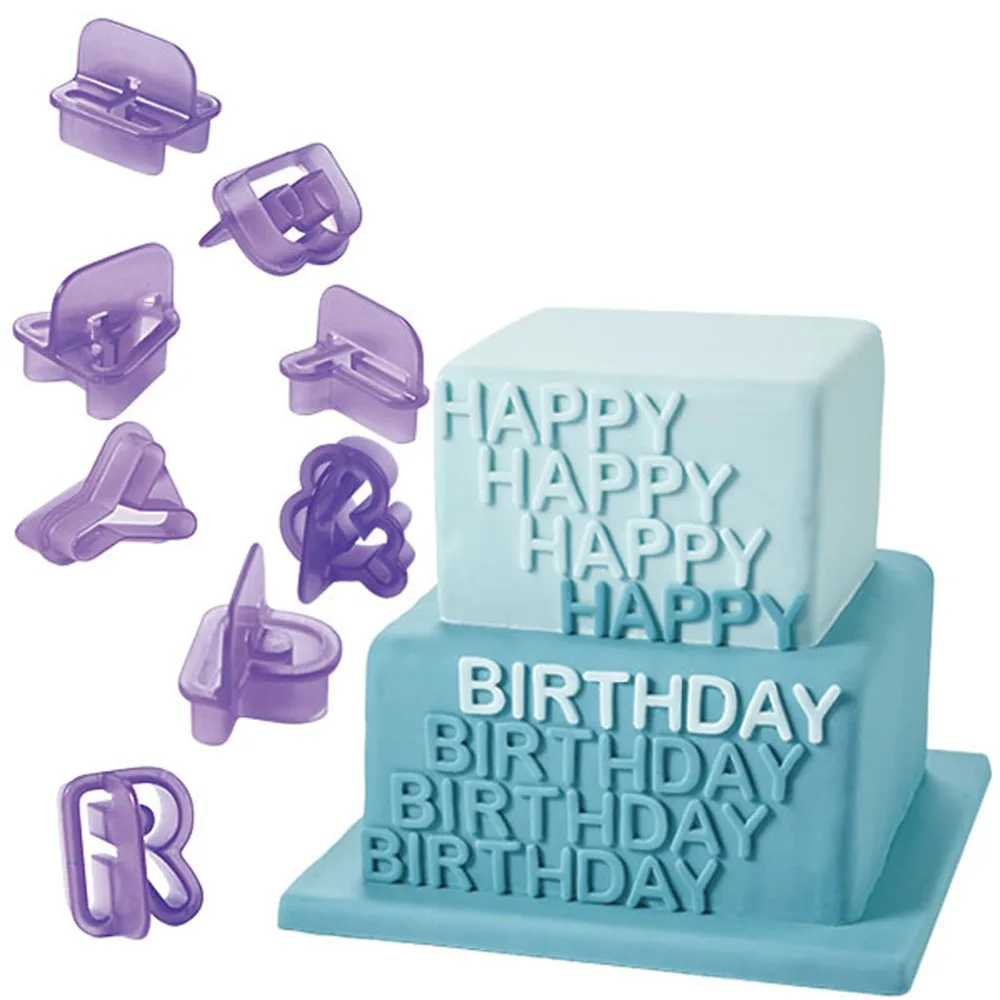 Аксессуары 40 шт. набор для украшения торта с цифрами и буквами на день рождения