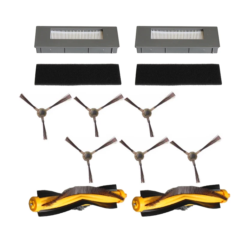 

Sponge Replacement Spare Parts Kit Accessories Side Filter brushes For ECOVACS Deebot M87 M88 900 901