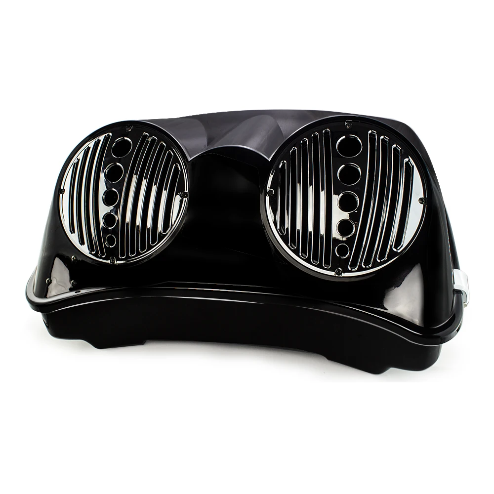 Мотоцикл тур Пак багажник набор король бритва пакет w/двойной 8 &quotспикер Гриль