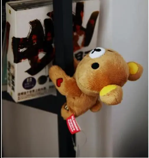 Мультяшный милый медведь магниты на холодильник стикер Rilakkuma сообщение клип семейный инструмент плюшевая игрушка подарок девочки дети куклы