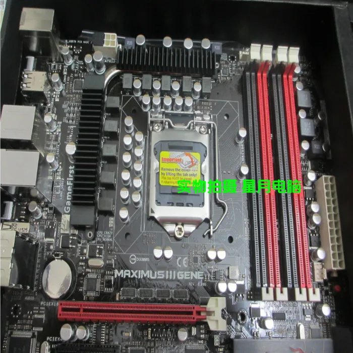 Оригинальная материнская плата ASUS Maximus III Gene LGA 1156 DDR3 16GB USB2.0 для I5 I7 P55 настольных материнских плат
