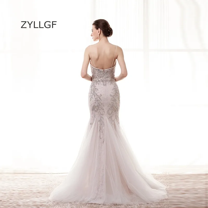 ZYLLGF новый халат De Soiree 2018 милое кружевное длинное платье подружки невесты на