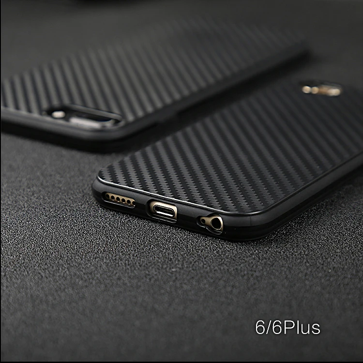 Чехол YOMILE из углеродного волокна для iPhone X, iPhone 7, 8 Plus, тонкий чехол на заднюю панель, роскошный чехол s для iPhone 6S, 6 Plus, 8, 5, SE, XR, XS, MSX, мягкий чехол, XS