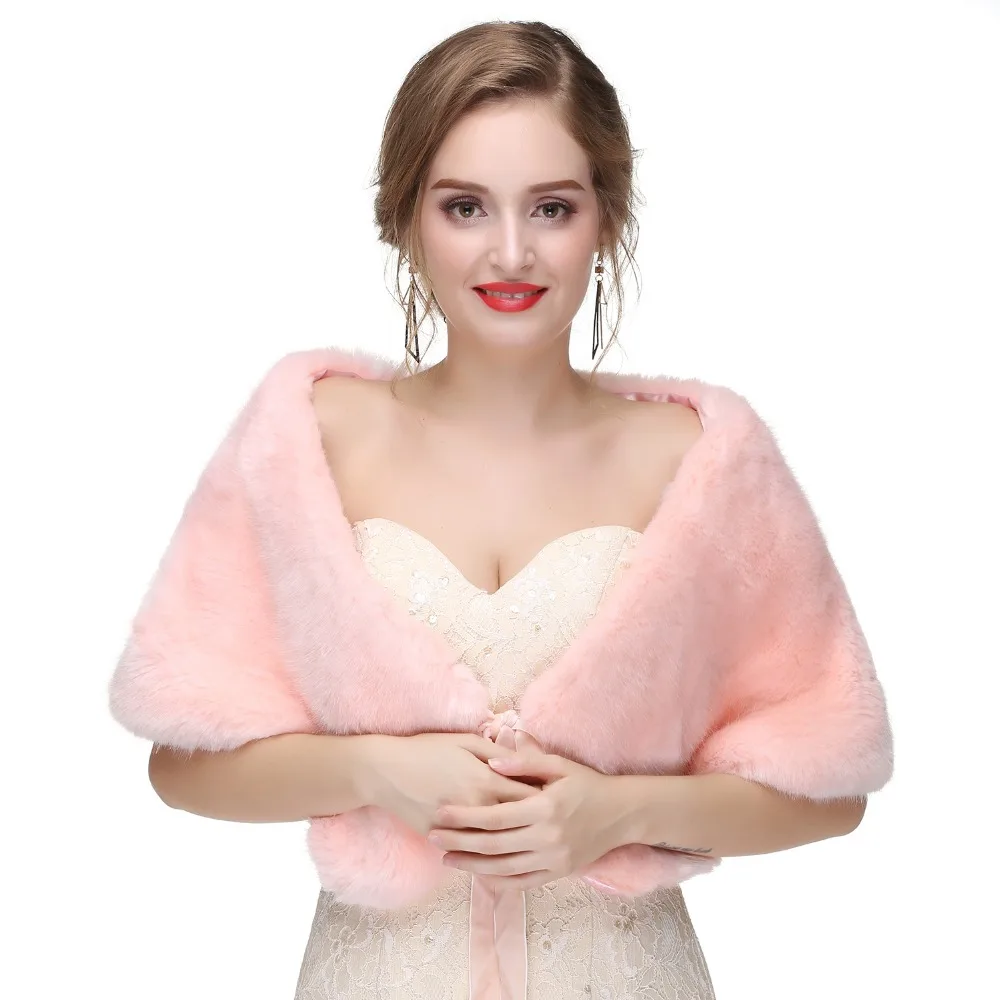 Женское свадебное пальто Forevergracedress элегантное мягкое болеро из искусственного