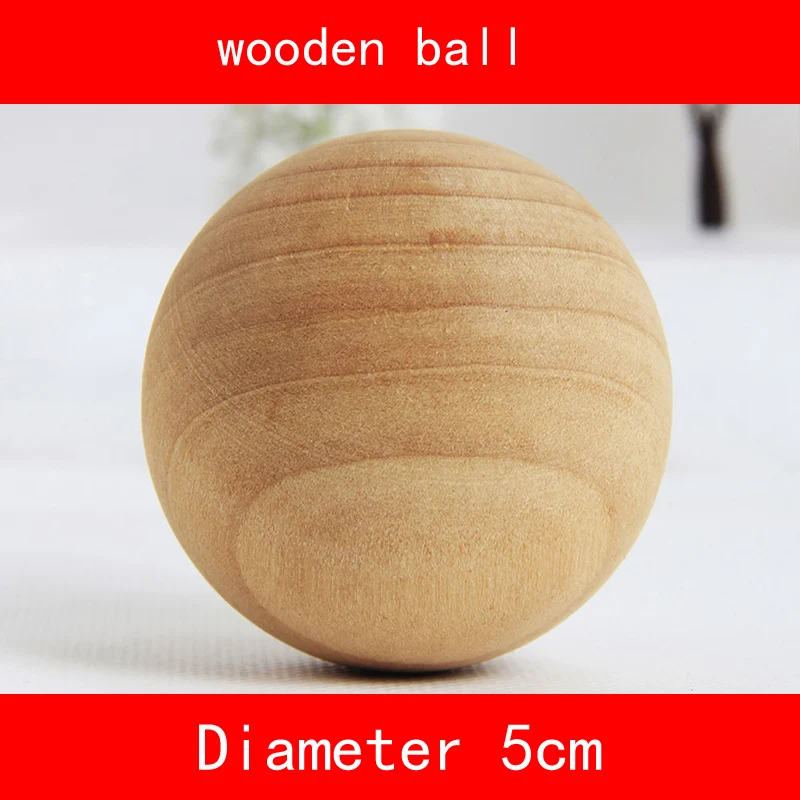 

5 piece/set Schima superba wood ball diameter 5cm
