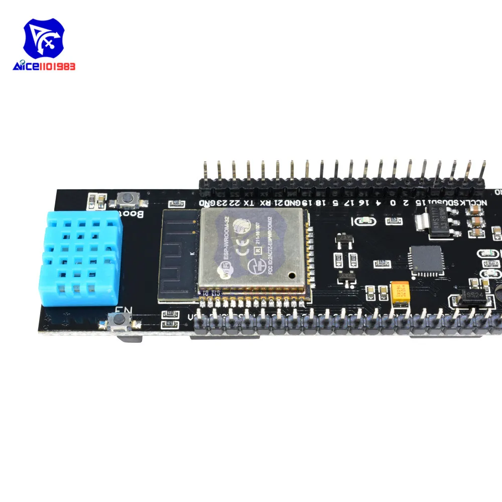 ESP8266 ESP-32 18650 Защита аккумулятора WIFI Bluetooth DHT11 CP2104 датчик температуры и влажности