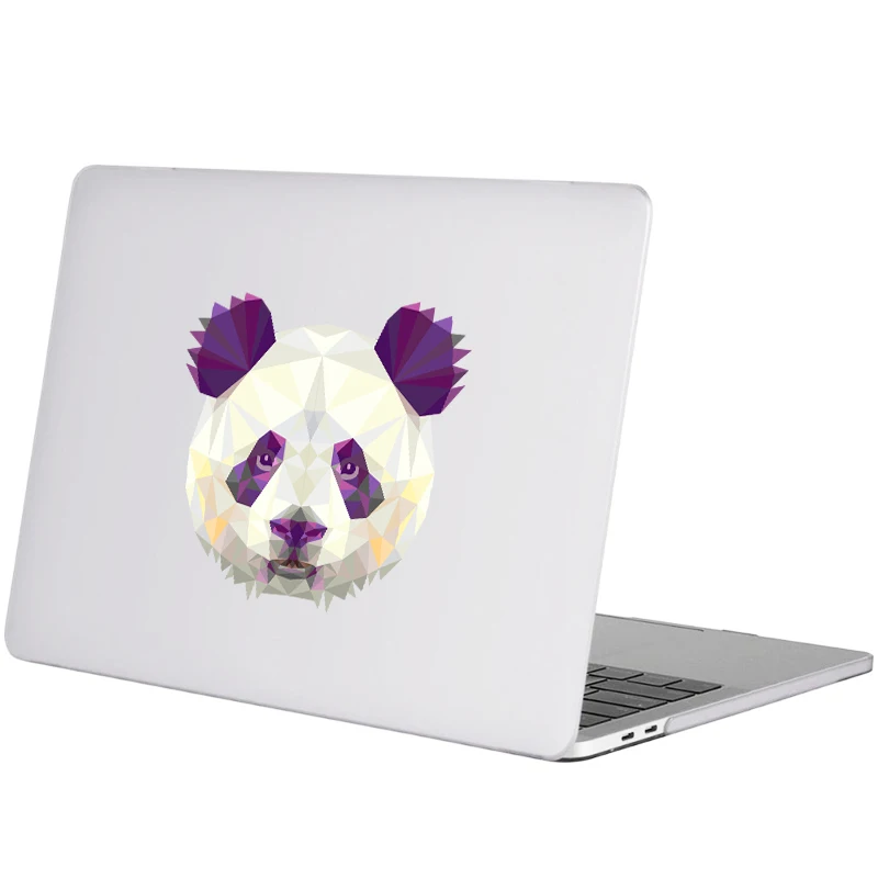 Геометрическая панда наклейка на ноутбук с большой головой для Macbook Pro Air Retina 11 12 13