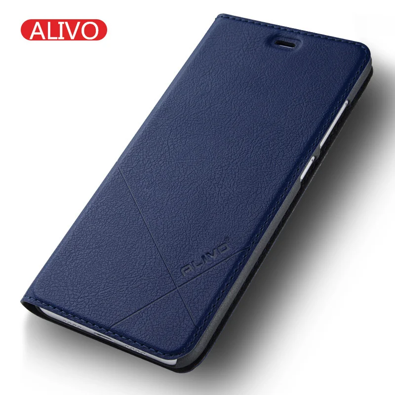 Чехол ALIVO для Xiaomi Mi 6 флип-кейс из искусственной кожи + ПК Mi6 откидной чехол с
