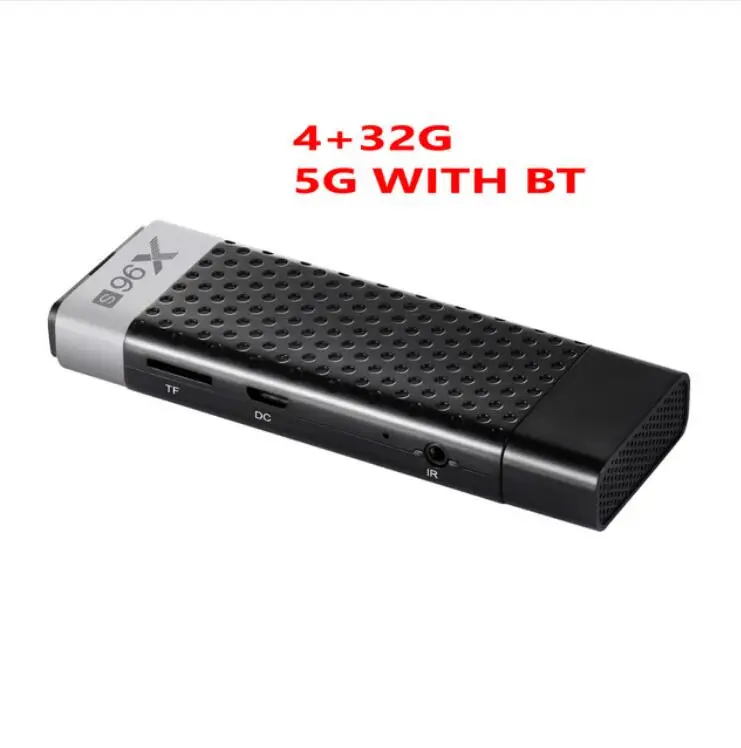4g 32g 5 шт. X 96S ТВ-палка android 8,1 amlogic s905Y2 H.265 2,4/5G wifi BT4.2 ядро 64 бит cortex a53 мини-ПК x96 max мини - Цвет: 4g 32g