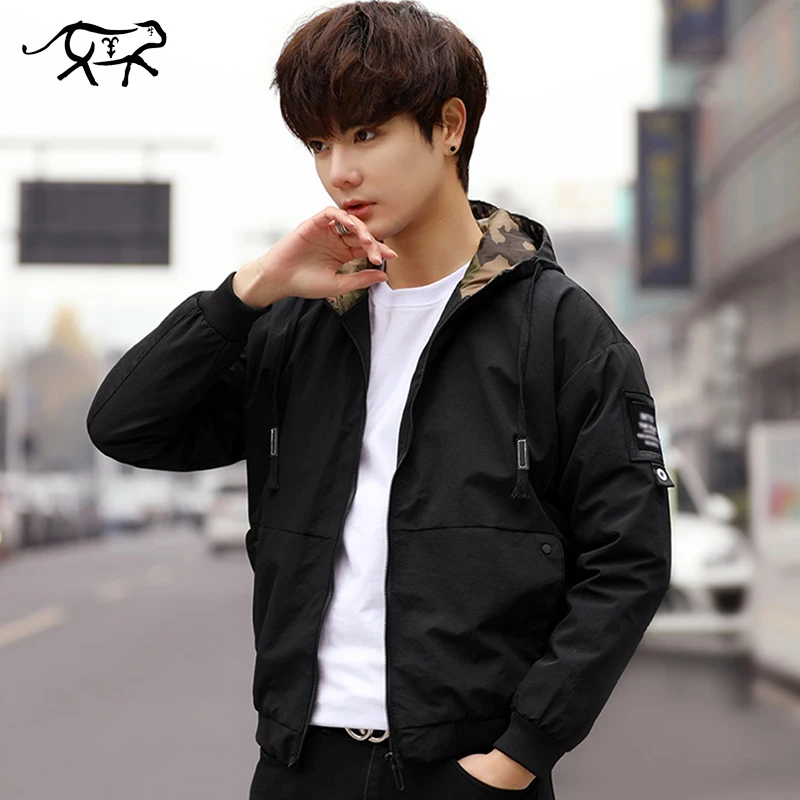 

Design Jacket Men Fashion Autumn Korean Hooded Mens Coats Jackets Casual Slim Fit Outerwear Coats Windbreaker Jaqueta Masculina