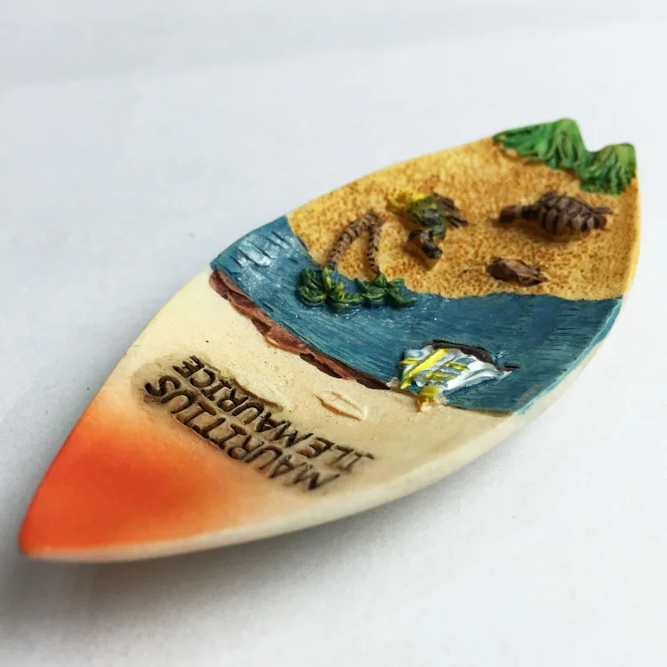 Mauritius Canoe Fridge Magnets Creative Ship Design Refrigerator Stickers Home Decoration Travel Souvenirs | Дом и сад