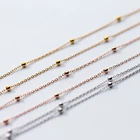 Женское колье-чокер MloveAcc, серебро 925 пробы, с бусинами, Подарочная цепочка на шею, на лето