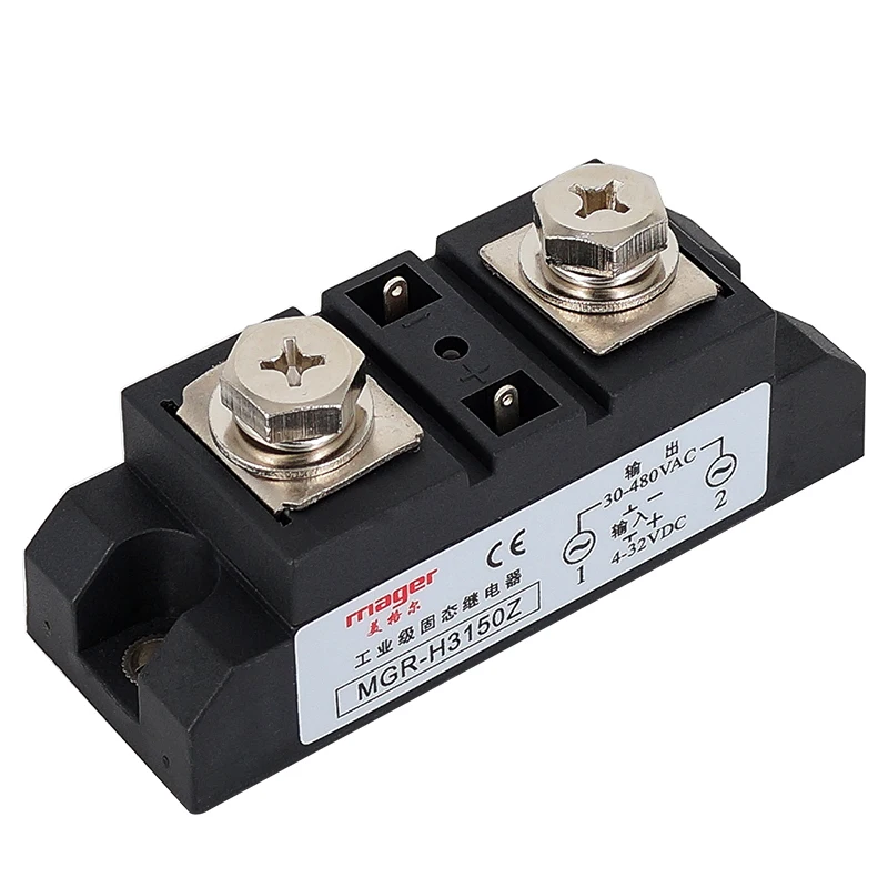 150A промышленное MGR H3150Z SSR Однофазное твердотельное реле 100A вход 4 32VDC выход 30 480VAC с