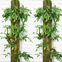 2 sizes simulation green tree bark home sewer decoration fake tree bark moss wedding decoration grass artificial plants