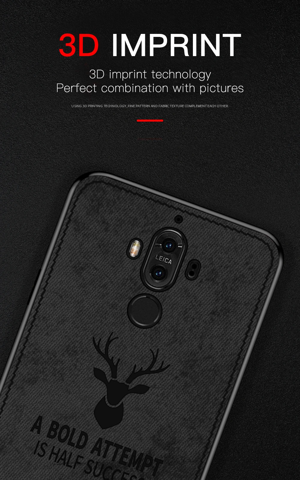 Тканевый чехол для телефона с оленем и Бэтменом для huawei mate 8 9 10 20 Pro P9 P10 Plus P20 P30 Pro Lite Honor 8 9 10 Lite 8X Play чехол s