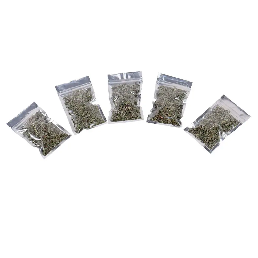 Catnip игрушка кошка 10 г/упак. натуральный здоровый нетоксичный питомец чистка зубов путешествия закуска для котенка Catmint игрушка для питомца - Цвет: 5 packs
