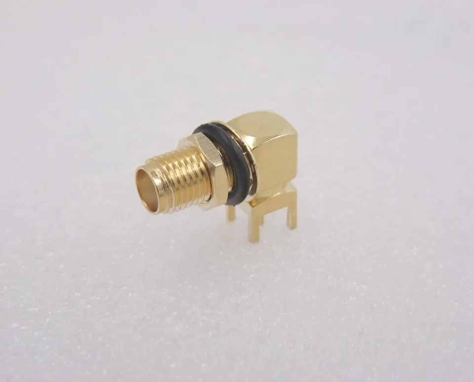 Новый хит продаж 100 шт. Изогнутый наконечник SMA-KWE наружный винт внутреннее