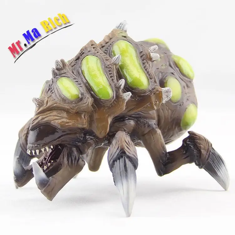 II Zerg обшивка смолы статуя модель Фигурка Игрушка оранжевый и фиолетовый|figure toy|model