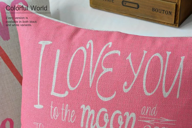 Подарок на день Святого Валентина современные розовые Божья коровка целуются подушки для кресла сердце домашний декор подушка декоративные подушки