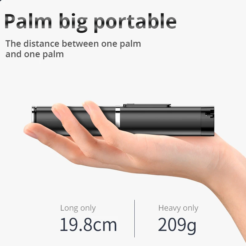 Новый беспроводной Bluetooth селфи палка интегрированный скрытый штатив