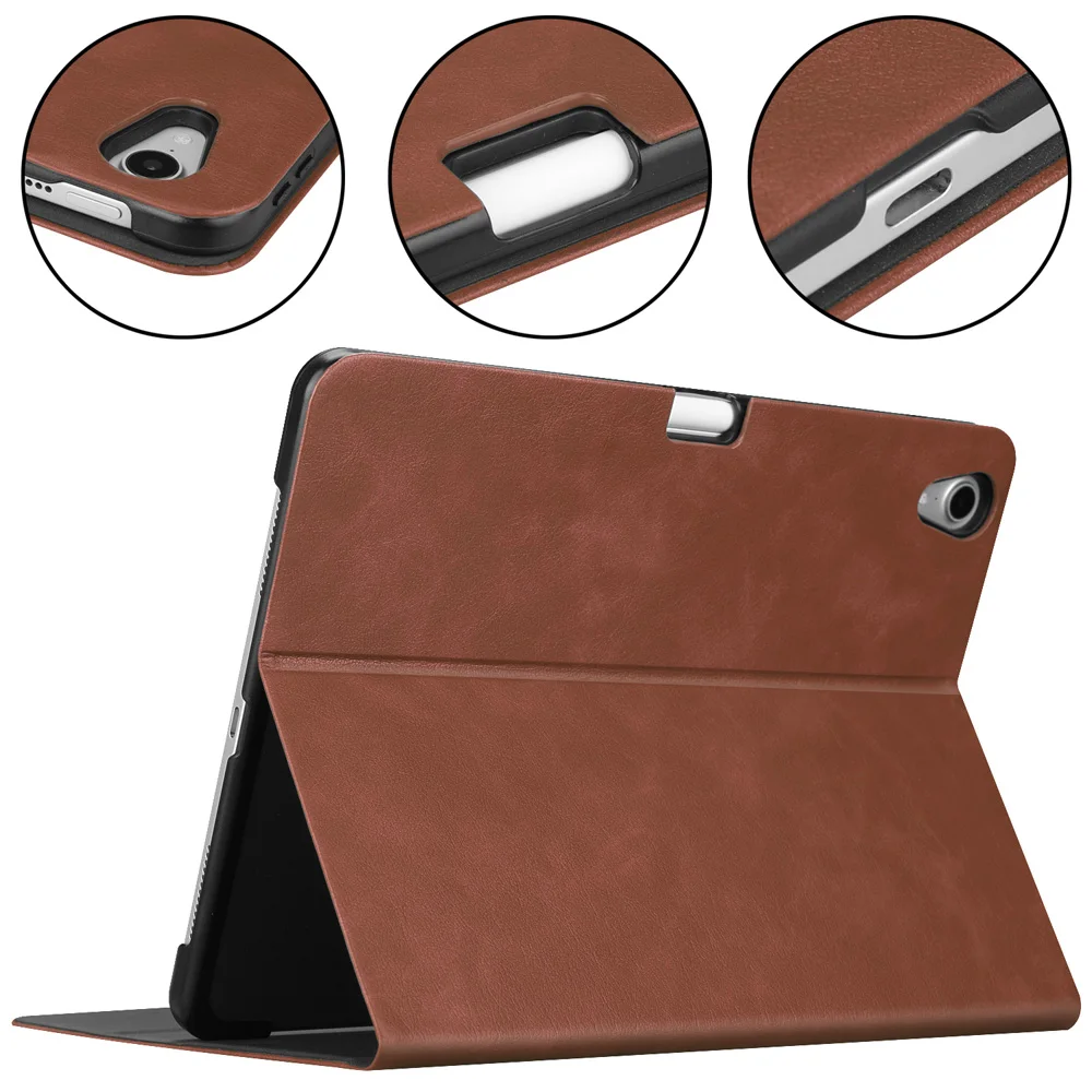 Business Solid PU Leather Case for Apple iPad Pro 11 2018 Tablet Pen Slot Kickstand PC Back Cover Smart Flip Protect Shell | Компьютеры и