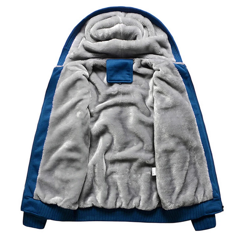 Зимние теплые толстовки для мужчин кофты бренд BaseballUniform спортивная куртка флис