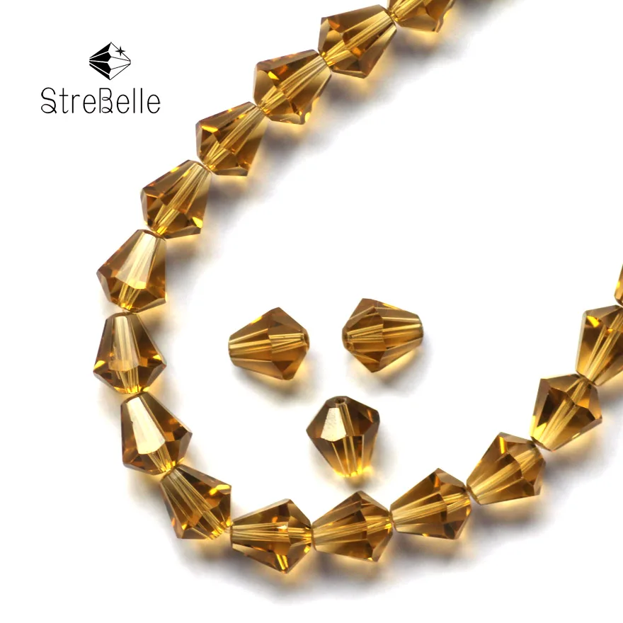 Бусины биконусные граненые 10 Х9 мм 100 шт.|bead spacers|bead shawlbeads loose |